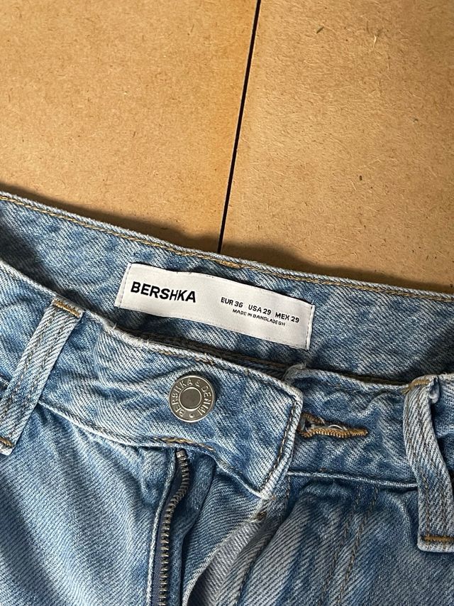 Pantalones vaqueros cargo azules