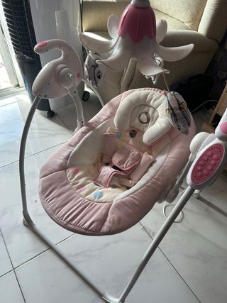 Mecedora para bebé con sonido