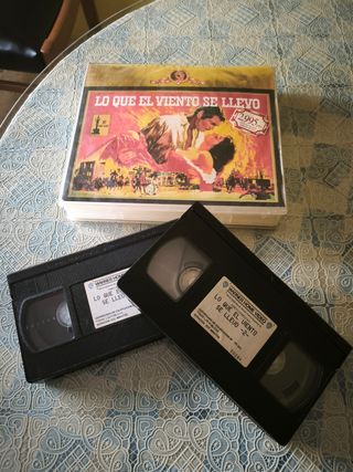Lo que el viento se llevó VHS (2 cintas)