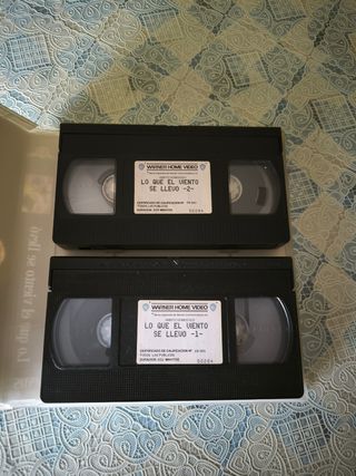Lo que el viento se llevó VHS (2 cintas)