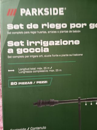 Set de riego por goteo Parkside 25m