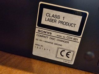Sony CDX-601 Cargador CD Coche