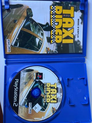 Taxi Rider PS2 (PlayStation 2) MISPRINT ERROR