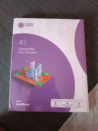 Libro Geografía eta Historia 4 DBH