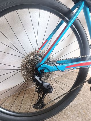 Bicicleta Orbea  MX Azul y Roja Talla L 