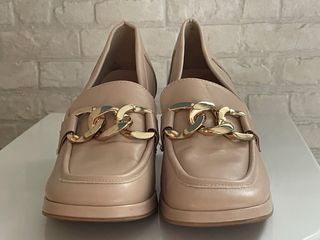 Mocasines Oxmox Beige Tacón