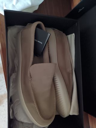 Mocasines Massimo Dutti Beige Talla 45