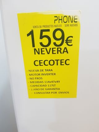 Nevera Cecotec
