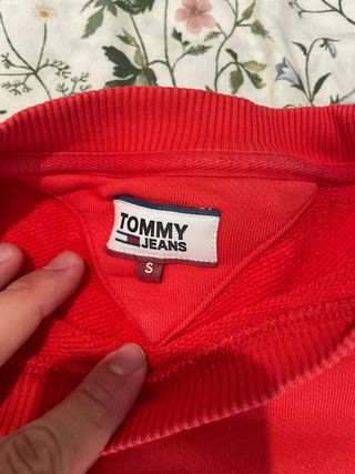 Sudadera Tommy Jeans Roja