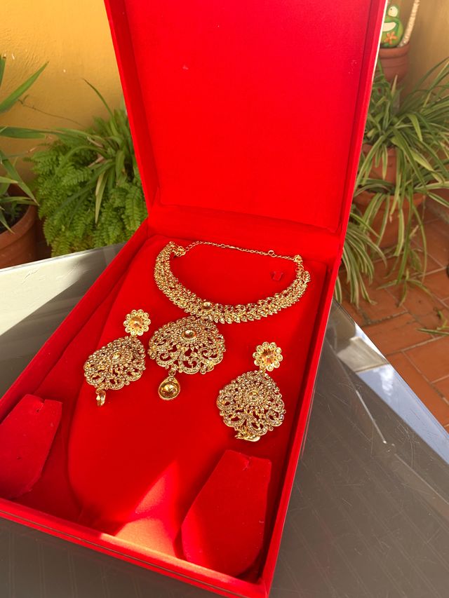 Conjunto Joyas Árabes Doradas