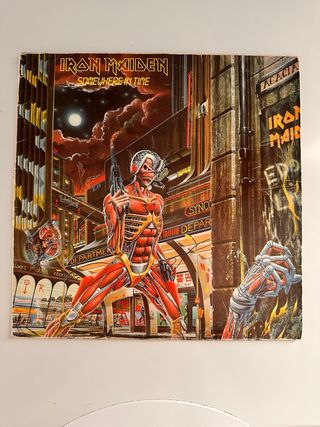 Iron Maiden Somewhere in Time y Wasted Years Vinil