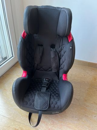 Silla de coche Isofix SPS negra. grupos 1,2,3