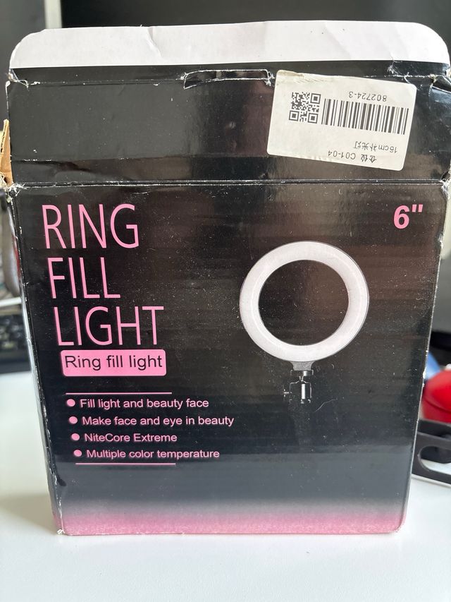 Anillo de luz LED con control USB