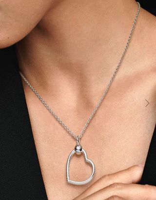 Collar Pandora Corazón Plata
