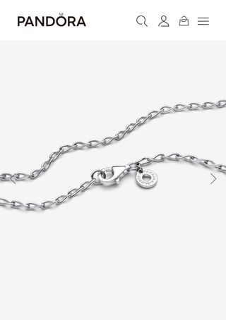 Collar Pandora Corazón Plata