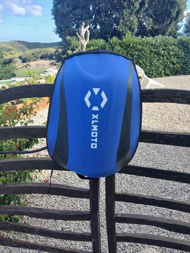 Mochila Rígida Moto XL MOTO Azul Negra