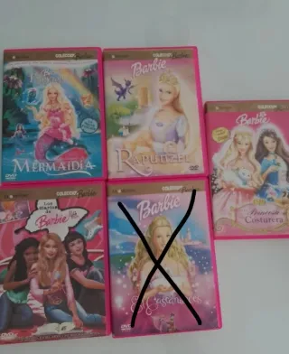 Colección DVDs Barbie (Español)