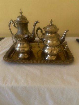 Juego de té/café antiguo de la India