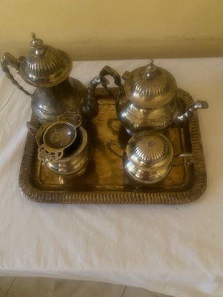 Juego de té/café antiguo de la India