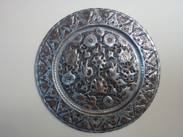 Plato Decorativo Turco Metal 35cm