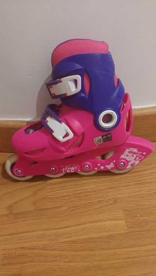 Patines niña talla 28-30 + protectores