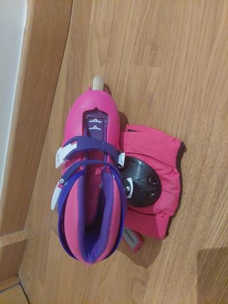 Patines niña talla 28-30 + protectores