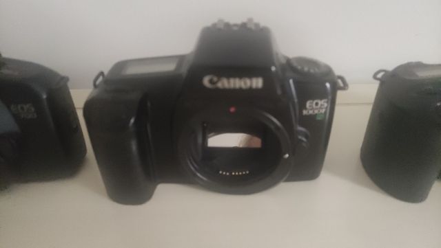 3 cuerpos cámaras Canon Eos,500,700 y 1000