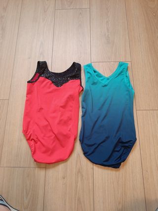 2 Mallas Gimnasia Rítmica talla8 niña