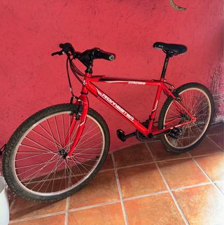 Bicicleta de Montaña Roja