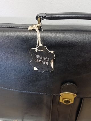 Maletín Vintage Piel Negra