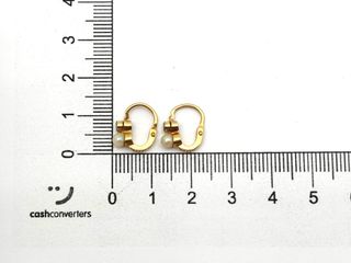 pendientes oro 18k con piedra con diamante,perla