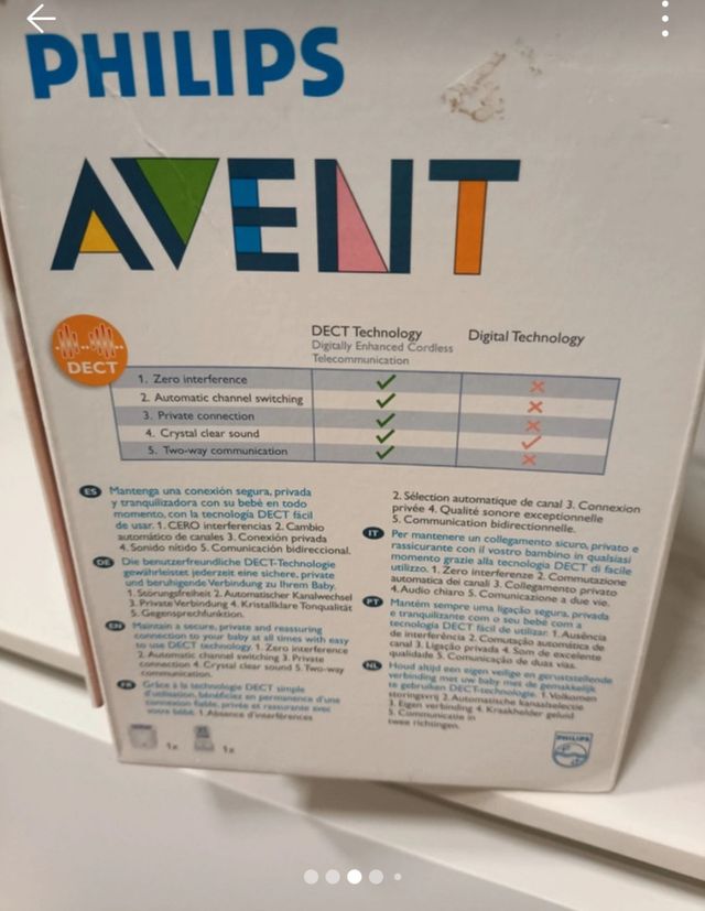Vigila Bebés Philips Avent DECT