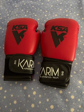 Guantes de Boxeo KSA Karim 12oz Rojos