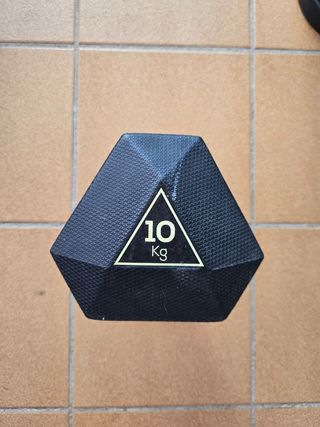 Mancuerna hexagonal negra