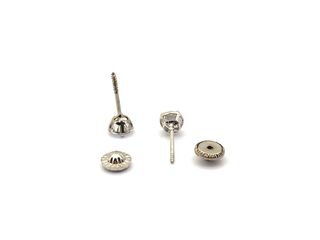 pendientes oro 18k con piedra con circonita