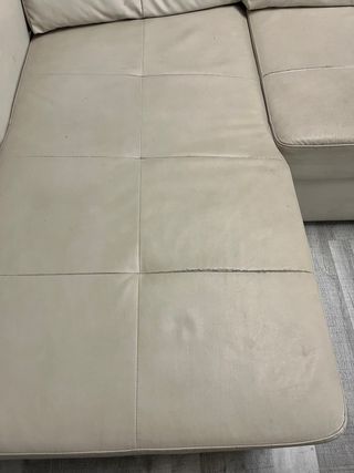 Sofá Cama 3 Cuerpos Ikea Piel Sintética 