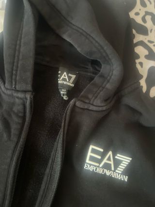 Felpa Armani ragazzo nera
