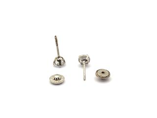 pendientes oro 18k con piedra con circonita