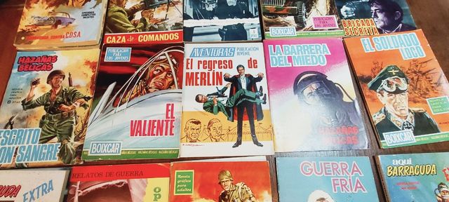 25 comic antiguo de bolsillo.