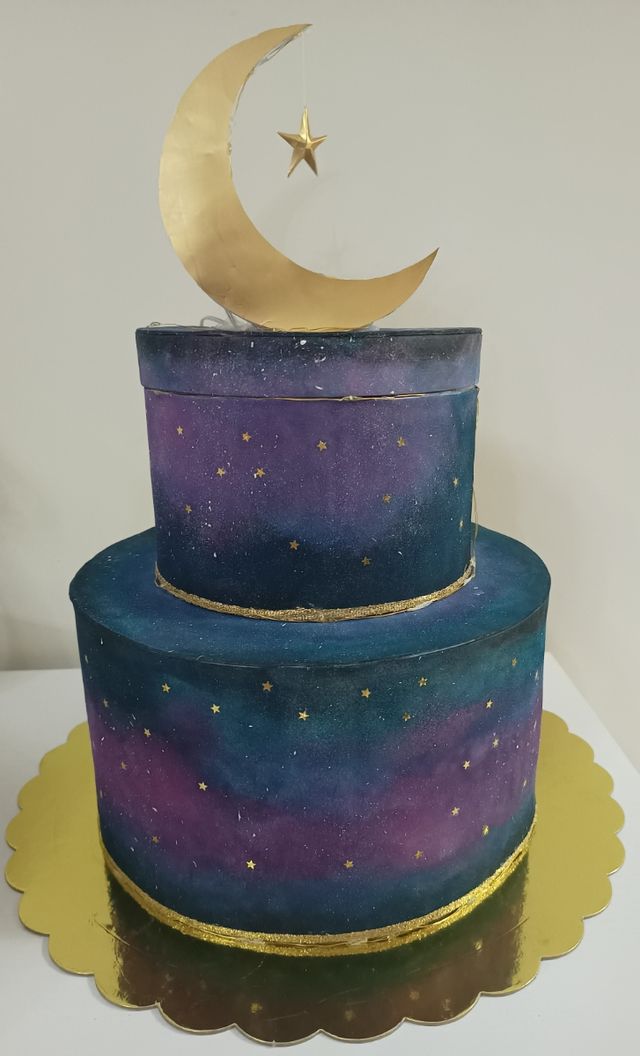 Torta scenografica scatola contenitore