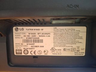 Monitor LG Flatron W1942S Negro