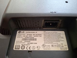 Monitor LG Flatron W1942S Negro
