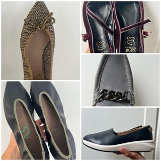 Lote 5 pares zapatos talla 37-38