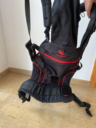 Mochila Portabebés Manduca Negra