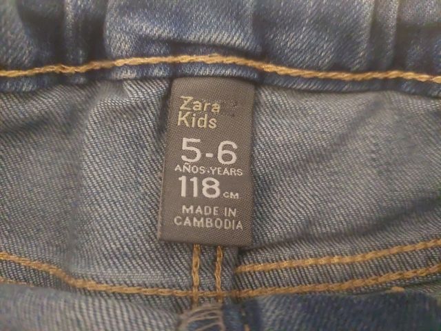 Falda vaquera niña 5-6 años