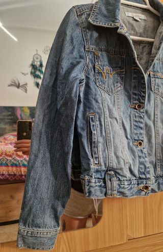 Cazadora Vaquera Zara Azul