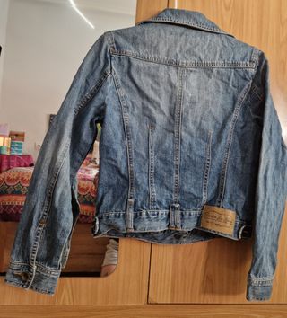 Cazadora Vaquera Zara Azul