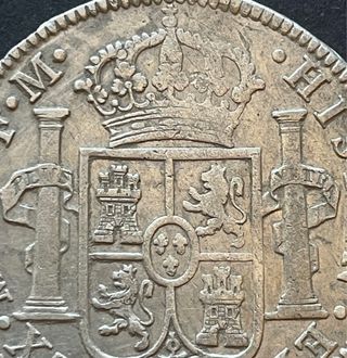 8 Reales 1793 Carlos IV ceca de México REAL de a 8