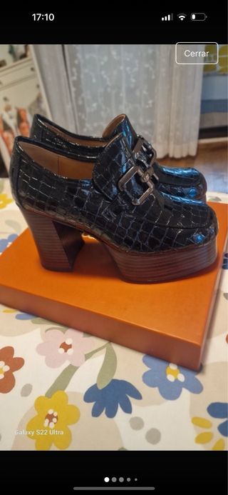 Zapatos de plataforma negros