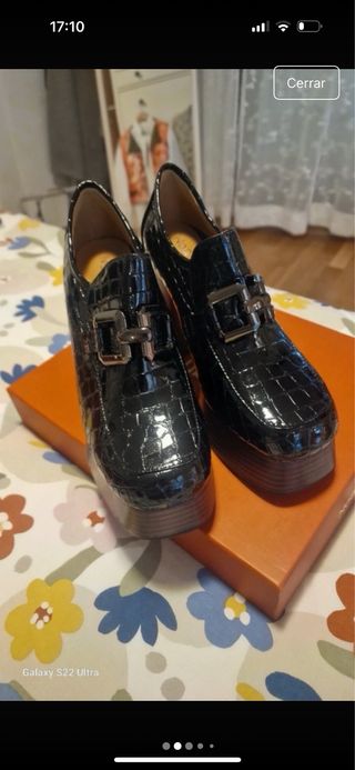 Zapatos de plataforma negros
